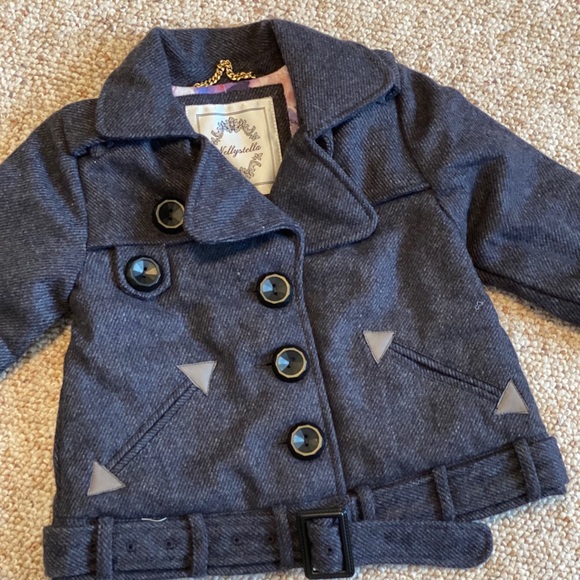 Nellystella Riley Wool Coat color Graystone - Picture 2 of 8